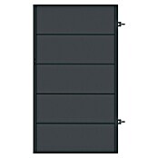 Polbram Theo Gartentor (L x B x H: 90 x 3 x 120 cm, Anthrazit, Stahl, Türanschlag rechts, Einzeltor) | BAUHAUS
