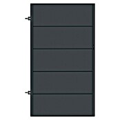 Polbram Theo Gartentor (L x B x H: 90 x 3 x 120 cm, Anthrazit, Stahl, Türanschlag links, Einzeltor) | BAUHAUS