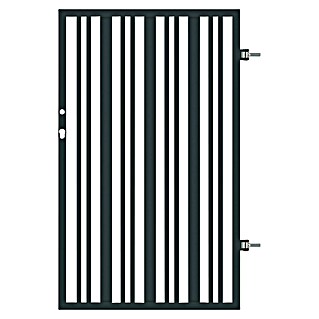 Polbram Daniela Gartentor (L x B x H: 90 x 3 x 120 cm, Anthrazit, Stahl, Einzeltor)
