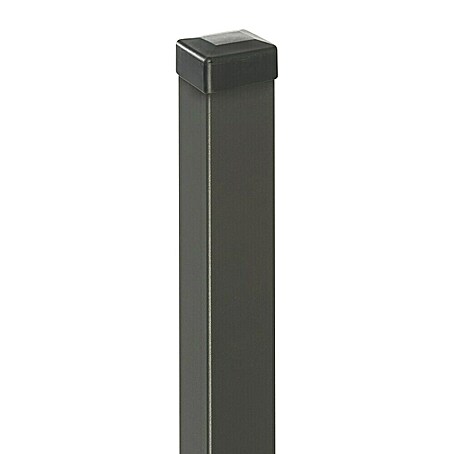 Polbram Zaunpfosten (L x B x H: 5 x 5 x 180 cm, Anthrazit, Stahl, Glatt)