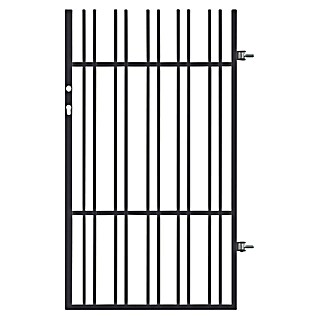 Polbram Grace Gartentor (L x B x H: 90 x 3 x 120 cm, Anthrazit, Stahl, Einzeltor, Türanschlag rechts)