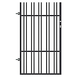 Polbram Grace Gartentor (L x B x H: 90 x 3 x 120 cm, Anthrazit, Stahl, Einzeltor, Türanschlag links)