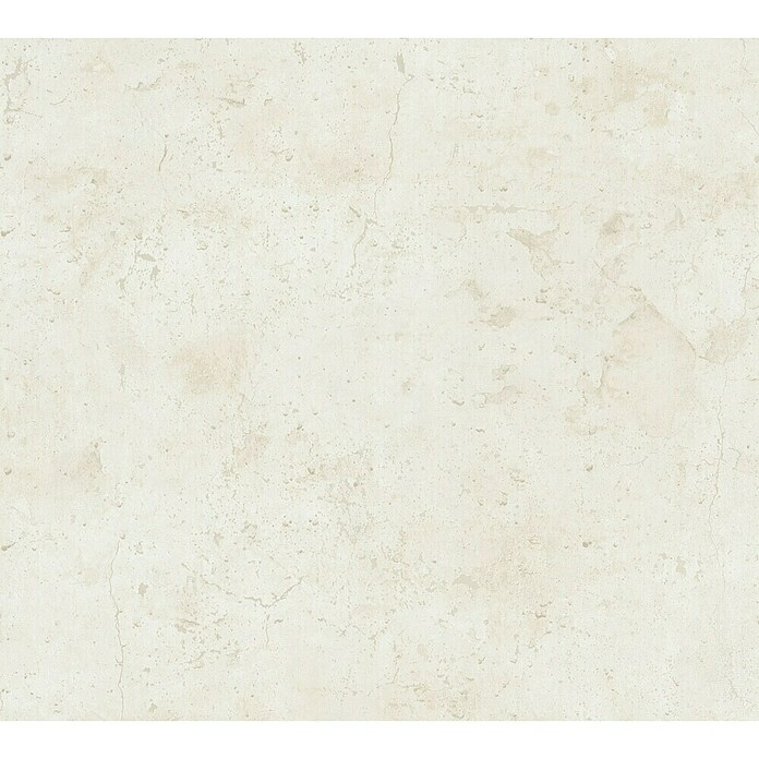AS Creation New Walls Vliestapete (Creme, Betonoptik, 10,05 x 0,53 m)