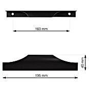 Walteco Ručka za namještaj Todi  (Razmak provrta: 160 mm, Aluminij) | BAUHAUS