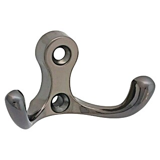 Walteco Jashaak Romero II (l x b x h: 30 x 57 x 28 mm, Aantal haken: 2 st., Vernikkeld zwart)