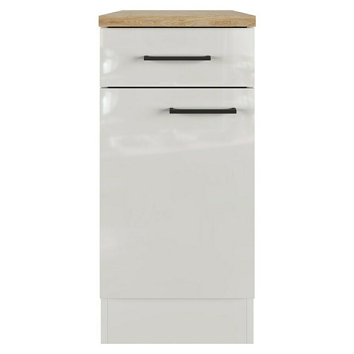 Flex-Well Lund Unterschrank (B x T x H: 40 x 60 x 85 cm, Lichtgrau) | BAUHAUS