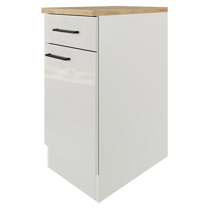 Flex-Well Lund Unterschrank (B x T x H: 40 x 60 x 85 cm, Lichtgrau) | BAUHAUS