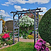 Promadino Pergola Ben (60 x 200 x 210 cm, Grau, Holz) | BAUHAUS