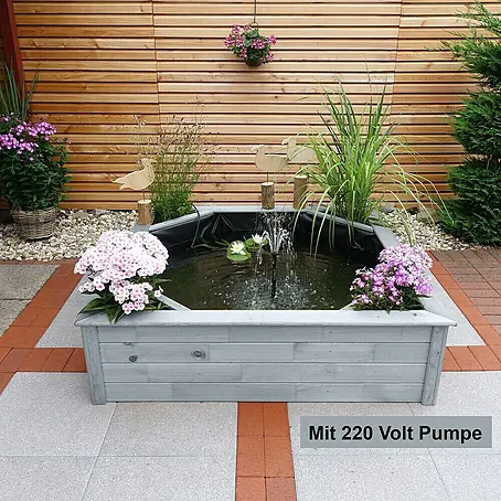 Promadino  Hochteich mit seitlichem Pflanzkasten