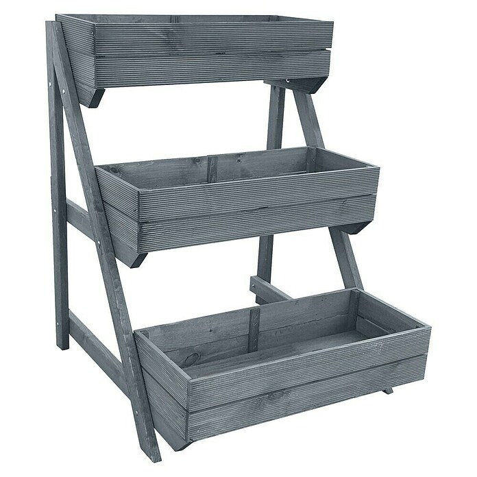 Promadino Pflanzkasten (L x B x H: 80 x 84 x 100 cm, Holz, Grau) | BAUHAUS