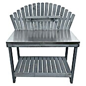 Promadino Pflanztisch Helga (116 x 69 x 139 cm, Holz, Grau) | BAUHAUS