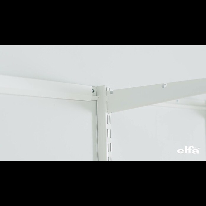 Elfa Classic by Elfa Abdeckung (Länge: 60 cm, Weiß, Passend für: Regalsystem Classic by Elfa) | BAUHAUS