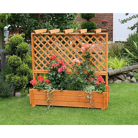 Promadino  Pflanzkasten mit Pergola