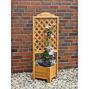 Promadino Pflanzkasten Romantica (Außenmaß (L x B x H): 140 x 38 x 38 cm, Holz, Honigbraun) | BAUHAUS