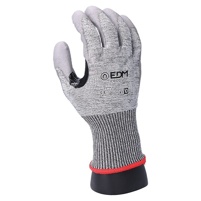Guantes de trabajo (Talla del guante: 9, Gris/Negro, Material compuesto, 2 ud.) | BAUHAUS