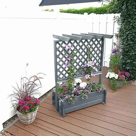 Promadino  Pflanzkasten mit Pergola