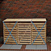 Erweiterung für Mülltonnenbox Vario V (Passend für: Mülltonnenbox Vario V, 92 x 70 x 122 cm, Natur) | BAUHAUS