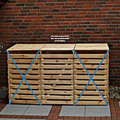 Erweiterung für Mülltonnenbox Vario V (Passend für: Mülltonnenbox Vario V, 92 x 70 x 122 cm, Natur) | BAUHAUS