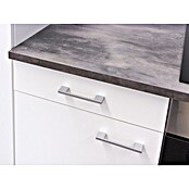 Flex-Well Lucca Singleküche (Breite: 150 cm, Weiß, Mit 2 Platten-Kochfeld, Mit Elektrogeräten) | BAUHAUS