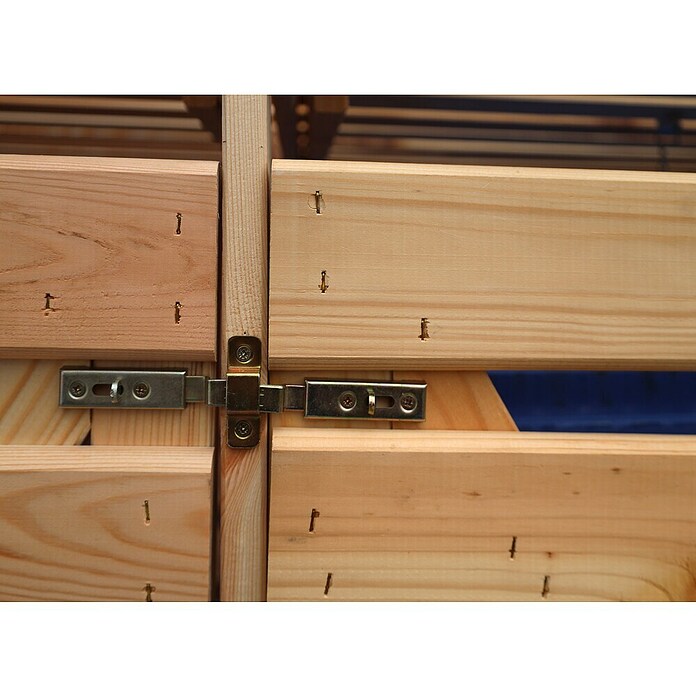 Promadino Mülltonnenbox Vario V (Holz, Natur, Geeignet für: 3 Mülltonnen) | BAUHAUS