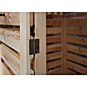 Promadino Mülltonnenbox Vario V (Holz, Natur, Geeignet für: 3 Mülltonnen) | BAUHAUS