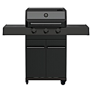 Kingstone KMS Gasgrill Cliff 3000 Beast Black Edition (Grillfläche (B x T): 61 x 45 cm, 10,5 kW, Anzahl Brenner: 3 Stk.)
