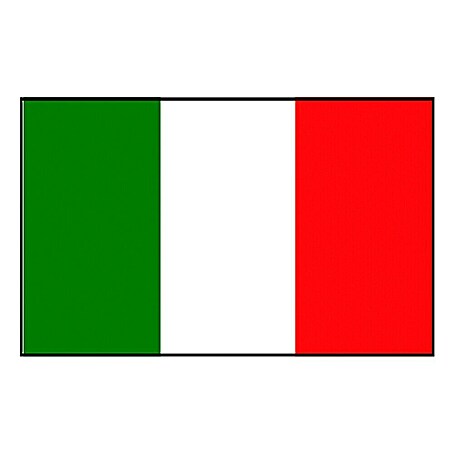 Flagge (Italien, 45 x 30 cm, Spunpolyester)