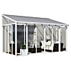 Palram Wintergarten San Remo (B x T x H: 4,25 x 3 m x 3,1 m, Verkehrsweiß)