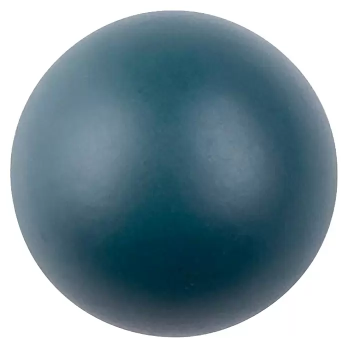 Rei Pomo para muebles 308 - Diámetro: 28 mm, Plástico, Azul - Esfera lisa y mate de color cerceta oscuro.