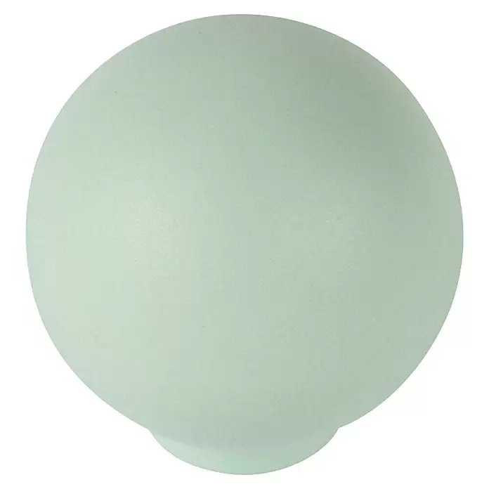 Rei Pomo para muebles 308 - Diámetro: 28 mm, Plástico, Aguamarina - Esfera verde claro mate con una base sutil.