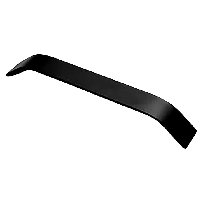 Rei Möbelgriff - Lochabstand: 192 mm, Aluminium, Schwarz, Gebogen - Schwarzer, gebogener Griff mit glatter Oberfläche.