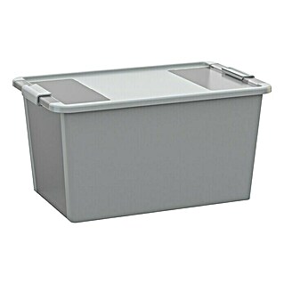 KIS Kutija za pohranjivanje Bi Box L (D x Š x V: 55 x 35 x 28 cm, Sive boje, S poklopcem)