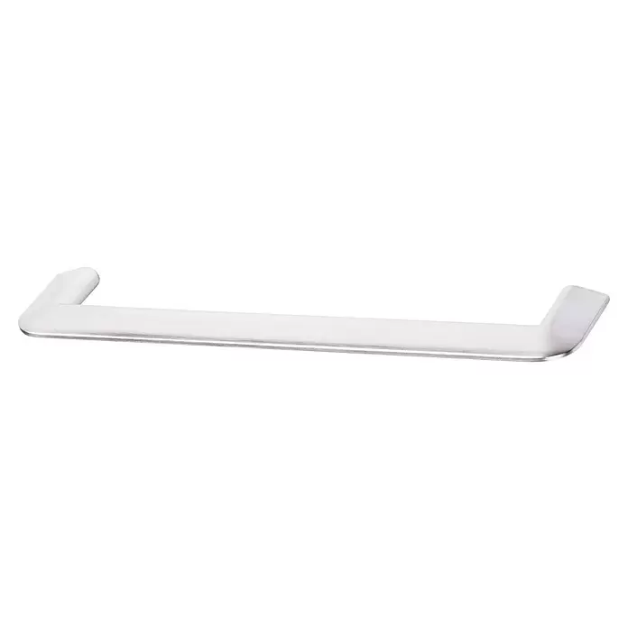 Rei Möbelgriff - Lochabstand: 160 mm, Sonstige, Stahl - Gebürsteter, silberfarbener quadratischer Möbelgriff.