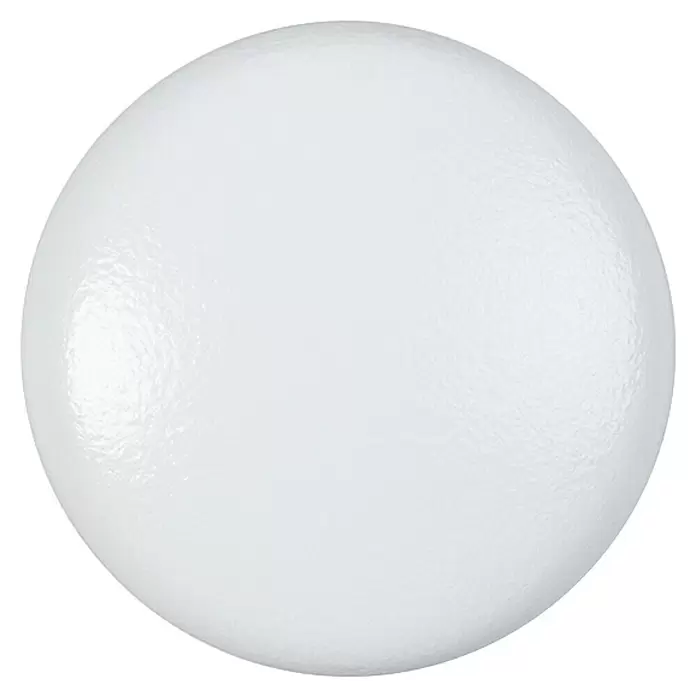 Rei Möbelknopf - Durchmesser: 20 mm, Weiß - Weiße, runde, leicht texturierte Tablette.