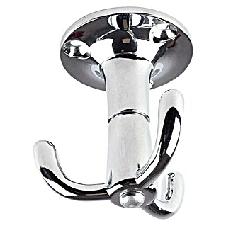 Rei Garderobenhaken C8724 (L x B x H: 54 x 46 x 46 mm, Aluminium, Silber)