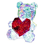 Tween Light LED-Dekoleuchte Valentin (Transparent/Irisierend, L x B x H: 23 x 19 x 30 cm, Valentin) | BAUHAUS