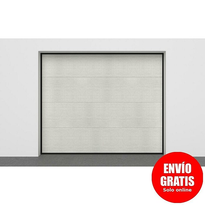 Solid Elements Puerta de garaje con motor Standard Pro (250 x 212,5 cm, Blanco) | BAUHAUS
