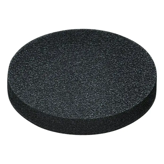 Stabilit Filzgleiter - Durchmesser: 15 mm, Kleben, 25 Stk., Schwarz - Runde, schwarze Schaumstoffscheibe. Das Produkt eignet sich ideal zum Polieren oder Reinigen empfindlicher Oberflächen.