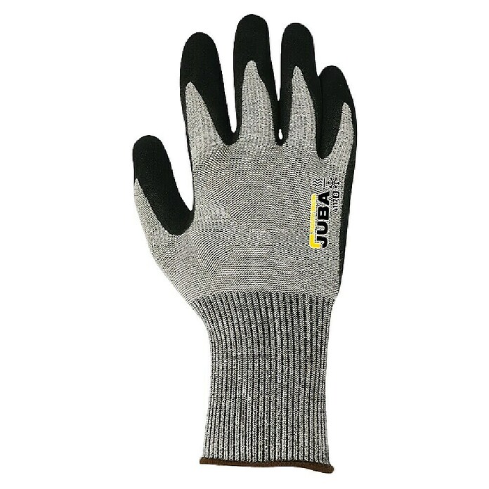 Juba Guantes de trabajo H4117 (Talla del guante: 7, Gris/Negro, 2 ud.) | BAUHAUS