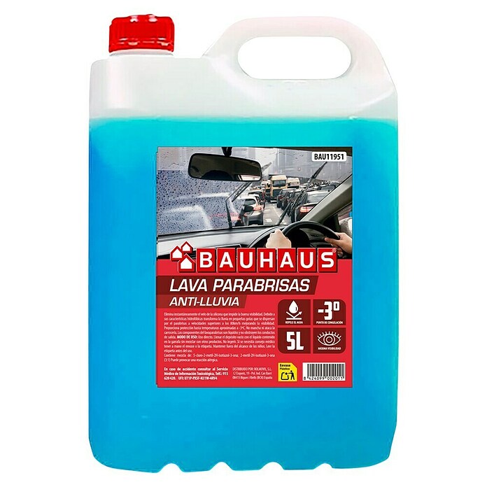 BAUHAUS Concentrado limpiaparabrisas anti lluvia (5 l) | BAUHAUS