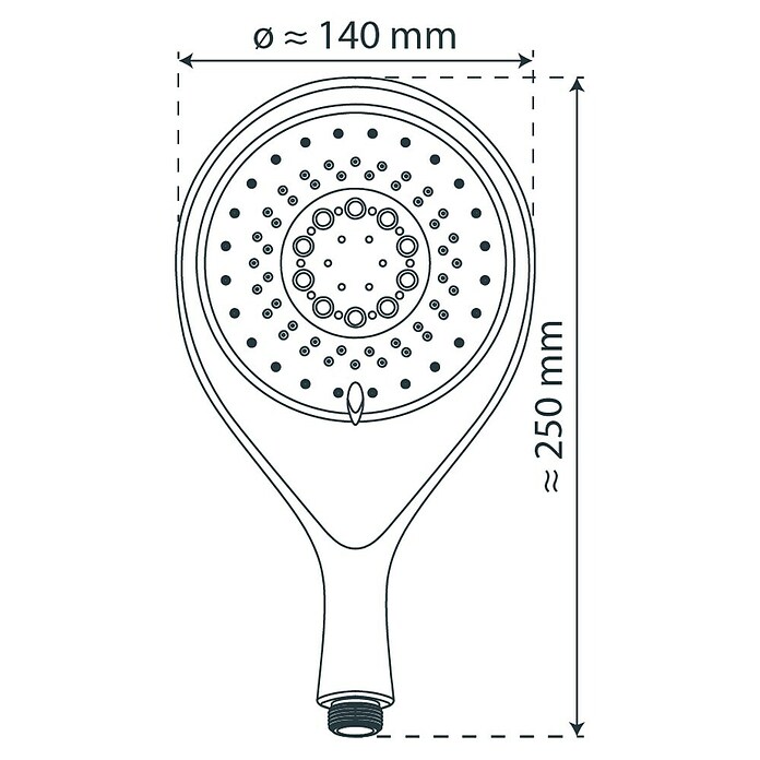 Duscharmatur Tropic