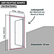 Windhager Türvorhang Teleskop (B x H: 120 x 250 cm, Montage Insektengitter: Ankletten) | BAUHAUS