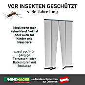 Windhager Türvorhang Teleskop (B x H: 120 x 250 cm, Montage Insektengitter: Ankletten) | BAUHAUS