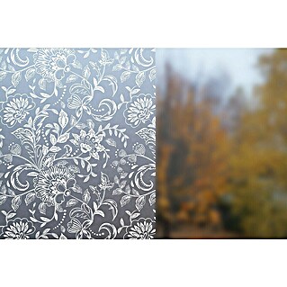 Vénilia Glasfolie Vitrostatic Premium (L x B: 1,5 m x 45 cm, Statisch haftend, Land, Weiß)