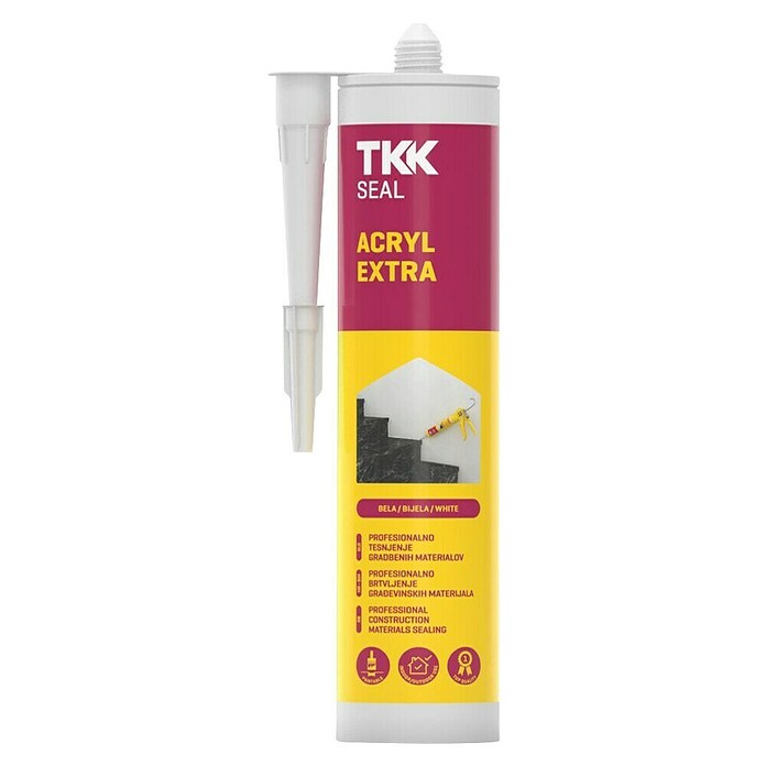 Akrilna brtvena masa Acryl Extra  (Bijela, 300 ml) | BAUHAUS