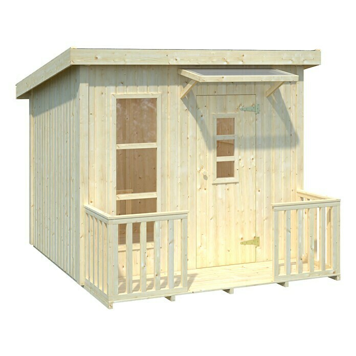 Palmako Spielhaus Harry223 x 199 x 187 cm, Natur Right Side View