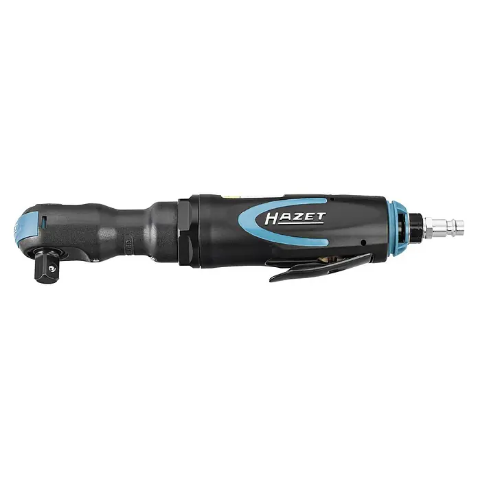 Hazet Druckluft-Ratschenschrauber 9022P-2 - ½″ Vierkant, Leerlaufdrehzahl: 280 U/min - Aufnahme eines HAZET 9021-1 Druckluft-Ratschenschraubers, ideal für anspruchsvolle Schraubarbeiten in Werkstätten.