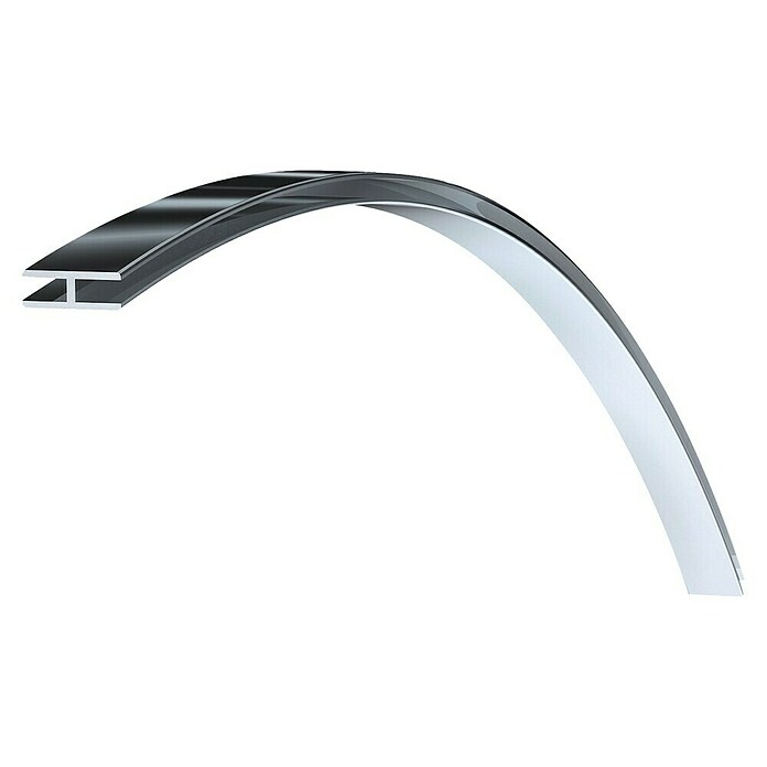 Solid Elements H-profielverbinding Akzent (900 x 20 x 7 mm, Kunststof, Geschikt voor: Luifelmodel Akzent)