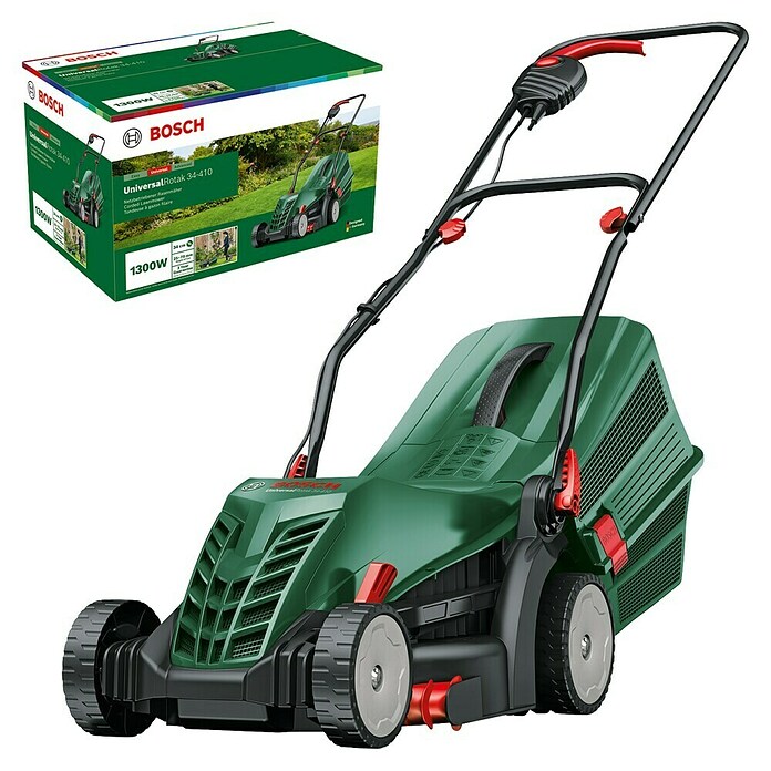 Bosch Universal Elektrische Grasmaaier ROTAK 34-405 (1.300 W, Snijbreedte: 340 mm) | BAUHAUS
