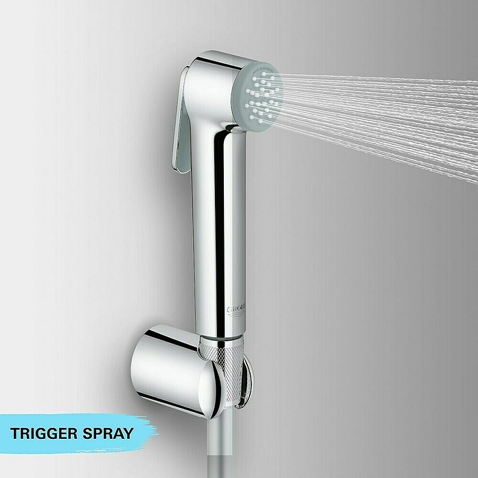 Grohe Handbrause Trigger Spray 30 (Kunststoff, Silber, Verchromt) | BAUHAUS